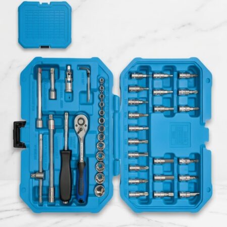 Taparia SA46 Socket Set (Hex) 46 Pieces – 1/4 Inch Drive